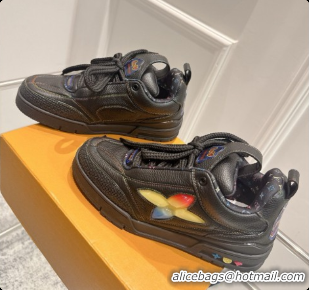 Grade Louis Vuitton LV Skate Sneaker in Beige Mix of Materials LV073066 Black 2026