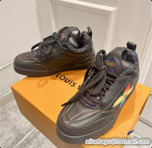 Grade Louis Vuitton LV Skate Sneaker in Beige Mix of Materials LV073066 Black 2026
