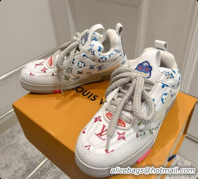 Shop Cheap Louis Vuitton LV Skate Sneaker in Beige Mix of Materials LV073067 Monogram/White 2026