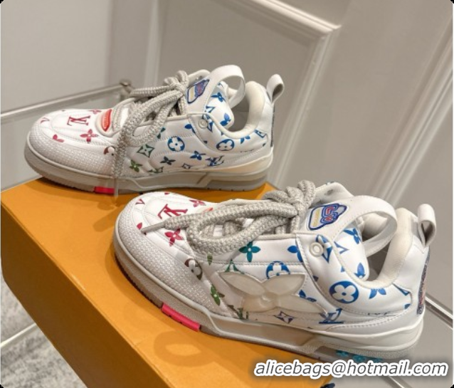Shop Cheap Louis Vuitton LV Skate Sneaker in Beige Mix of Materials LV073067 Monogram/White 2026