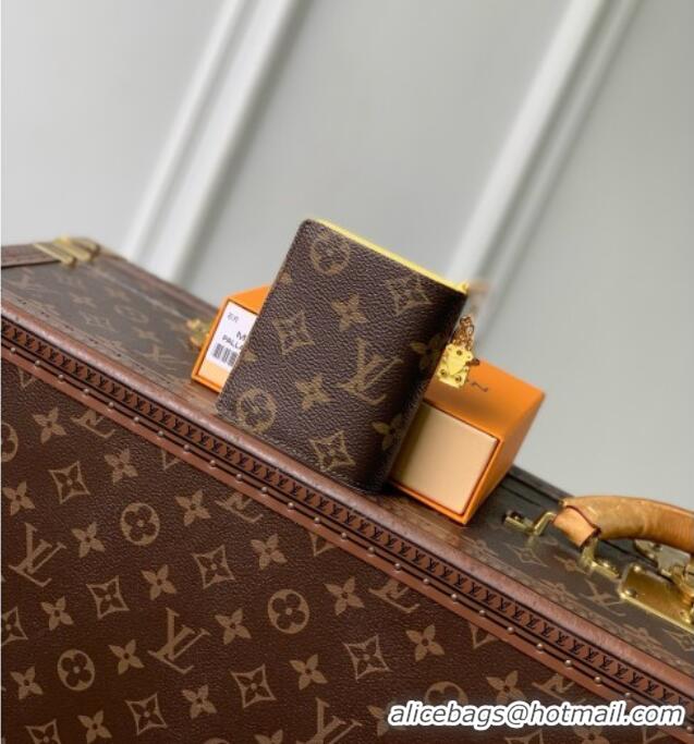 Good Looking Louis Vuitton LV Charms Pocket Wallet in Monogram Canvas M29791 Sunflower Yellow 2026