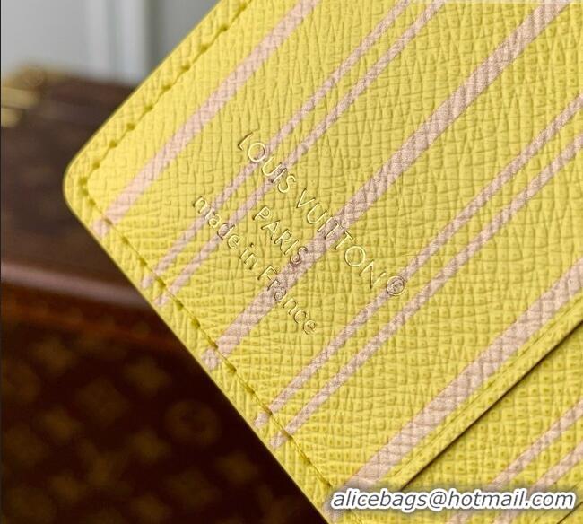 Good Looking Louis Vuitton LV Charms Pocket Wallet in Monogram Canvas M29791 Sunflower Yellow 2026