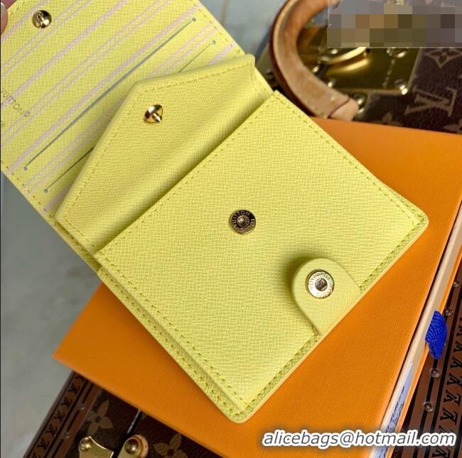 Good Looking Louis Vuitton LV Charms Pocket Wallet in Monogram Canvas M29791 Sunflower Yellow 2026