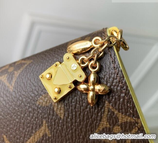 Good Looking Louis Vuitton LV Charms Pocket Wallet in Monogram Canvas M29791 Sunflower Yellow 2026