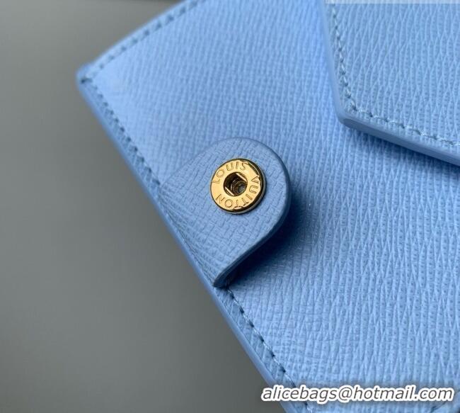 Famous Brand Louis Vuitton LV Charms Pocket Wallet in Monogram Canvas M29790 Blue 2026