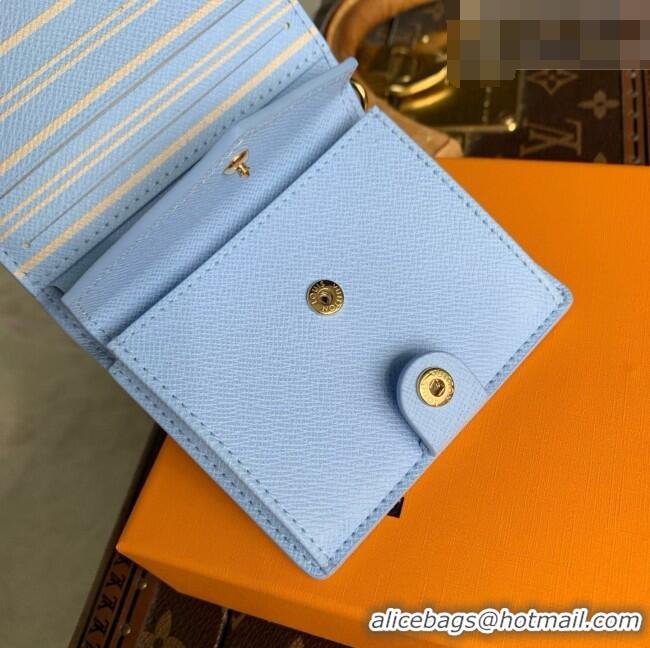Famous Brand Louis Vuitton LV Charms Pocket Wallet in Monogram Canvas M29790 Blue 2026