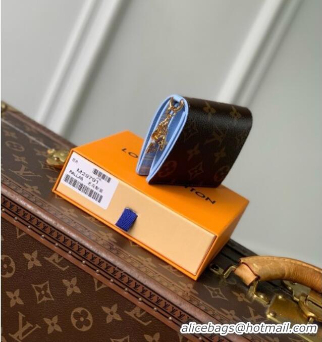 Famous Brand Louis Vuitton LV Charms Pocket Wallet in Monogram Canvas M29790 Blue 2026