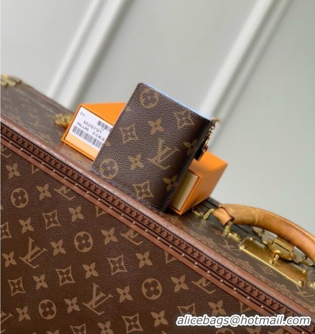 Famous Brand Louis Vuitton LV Charms Pocket Wallet in Monogram Canvas M29790 Blue 2026
