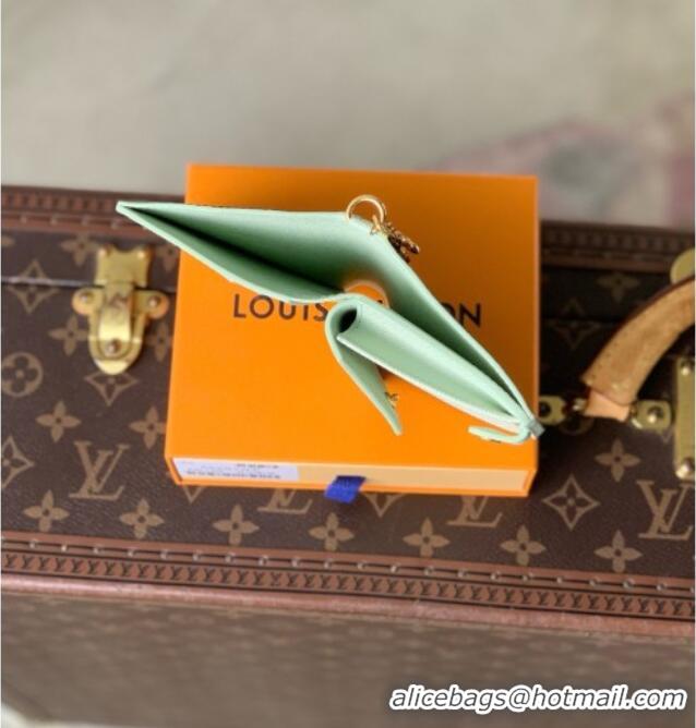Inexpensive Louis Vuitton LV Charms Pocket Wallet in Monogram Canvas M29792 Minty Green 2026