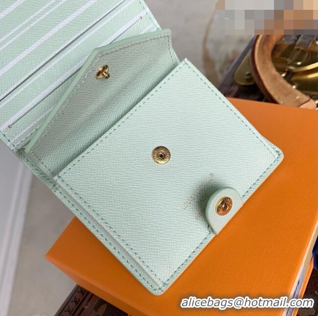 Inexpensive Louis Vuitton LV Charms Pocket Wallet in Monogram Canvas M29792 Minty Green 2026