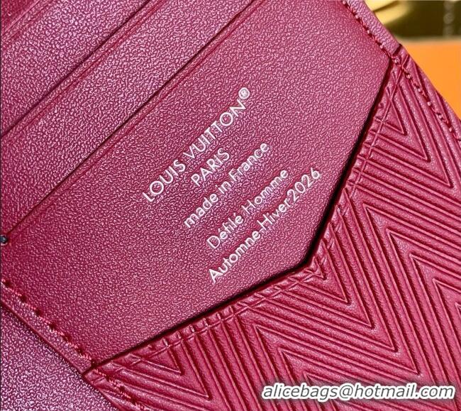 Big Discount Louis Vuitton Pocket Organizer in Frost Blue Cowhide Leather M2A445 2026