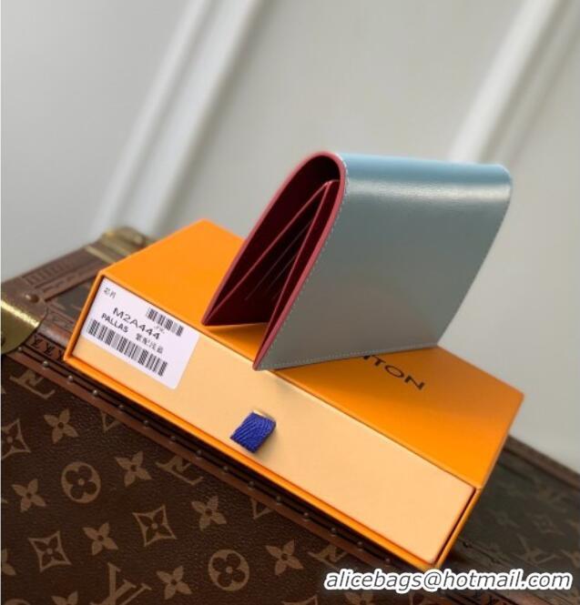 Pretty Style Louis Vuitton Passport Cover in Frost Blue Cowhide Leather M2A444 2026