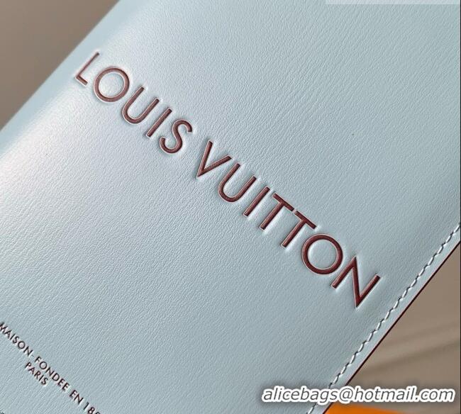 Pretty Style Louis Vuitton Passport Cover in Frost Blue Cowhide Leather M2A444 2026