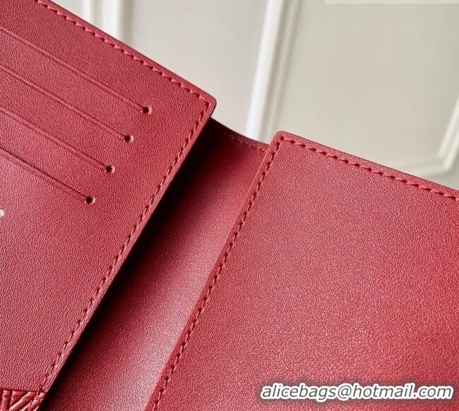Pretty Style Louis Vuitton Passport Cover in Frost Blue Cowhide Leather M2A444 2026