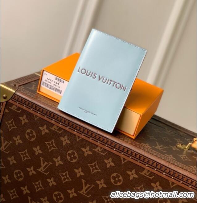 Pretty Style Louis Vuitton Passport Cover in Frost Blue Cowhide Leather M2A444 2026