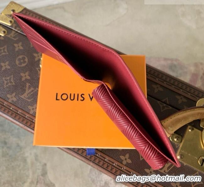 Buy Discount Louis Vuitton Portefeuille Marco Wallet in Blue Calfskin Leather M2A448 2026
