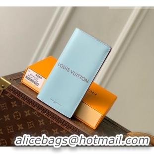 Buy Inexpensive Louis Vuitton LV Brazza Wallet in Blue Calfskin Leather M2A555 2026