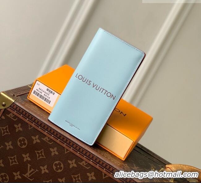 Buy Inexpensive Louis Vuitton LV Brazza Wallet in Blue Calfskin Leather M2A555 2026