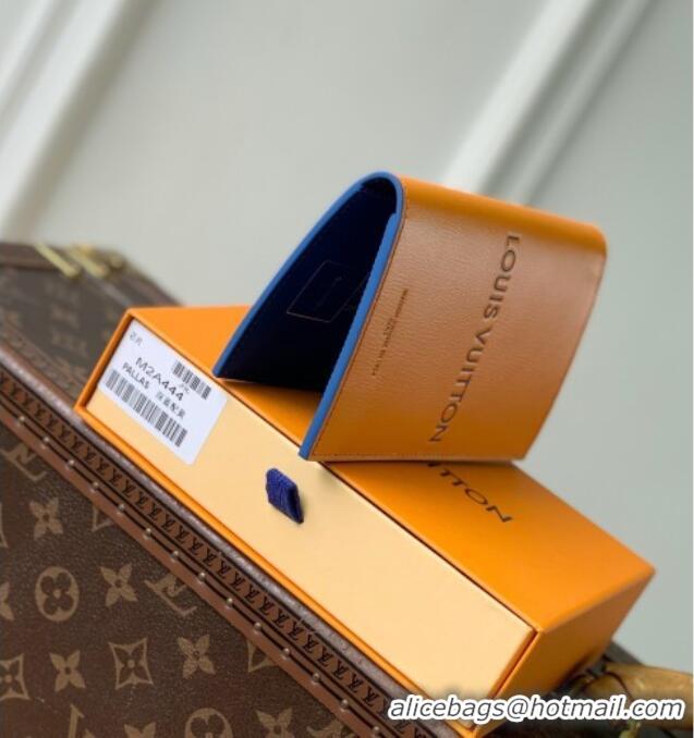 Grade Design Louis Vuitton Passport Cover in Orange Cowhide Leather M29276 2026
