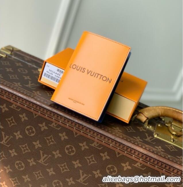 Grade Design Louis Vuitton Passport Cover in Orange Cowhide Leather M29276 2026