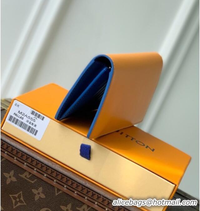 Top Grade Louis Vuitton LV Brazza Wallet in Orange Calfskin Leather M2A555 2026