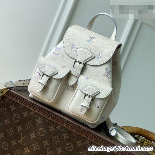 Good Taste Louis Vuitton Backup Backpack in Link Quartz Embossed Cowhide Leather M2A375 2026