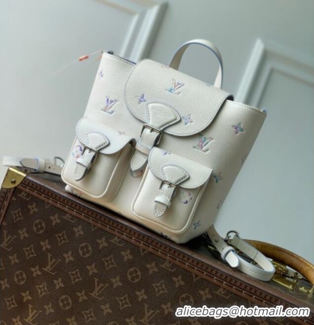 Good Taste Louis Vuitton Backup Backpack in Link Quartz Embossed Cowhide Leather M2A375 2026