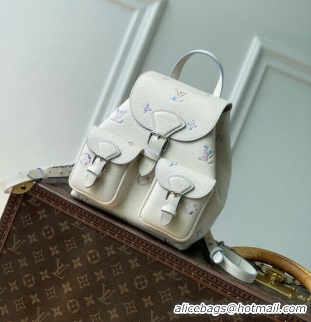 Good Taste Louis Vuitton Backup Backpack in Link Quartz Embossed Cowhide Leather M2A375 2026