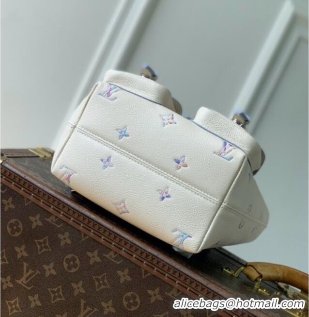 Good Taste Louis Vuitton Backup Backpack in Link Quartz Embossed Cowhide Leather M2A375 2026