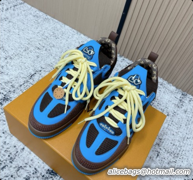Unique Style Louis Vuitton LV Skate Sneaker in Beige Mix of Materials LV073071 Blue 2026