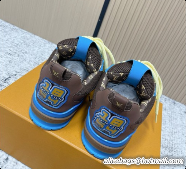 Unique Style Louis Vuitton LV Skate Sneaker in Beige Mix of Materials LV073071 Blue 2026