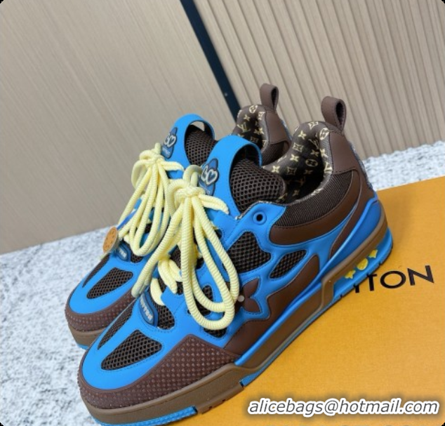 Unique Style Louis Vuitton LV Skate Sneaker in Beige Mix of Materials LV073071 Blue 2026