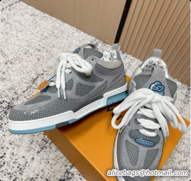Buy Luxury Louis Vuitton LV Skate Sneaker in Beige Mix of Materials LV073072 Grey 2026