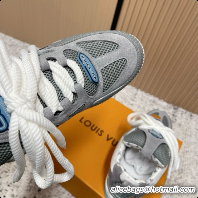 Buy Luxury Louis Vuitton LV Skate Sneaker in Beige Mix of Materials LV073072 Grey 2026