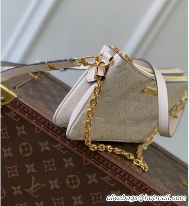 Promotional Louis Vuitton Pochette Liv in Crème Monogram Empreinte Embossed Grained Cowhide Leather M3A838 2026