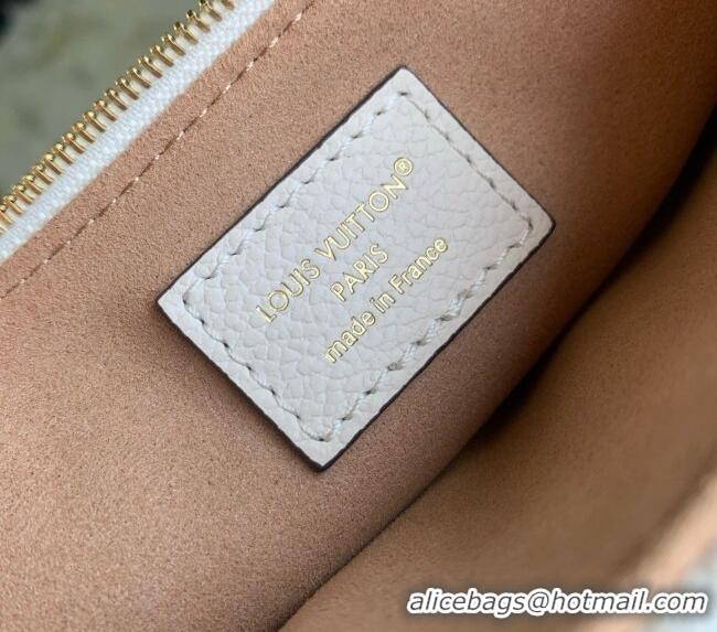 Promotional Louis Vuitton Pochette Liv in Crème Monogram Empreinte Embossed Grained Cowhide Leather M3A838 2026