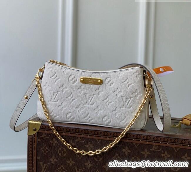 Promotional Louis Vuitton Pochette Liv in Crème Monogram Empreinte Embossed Grained Cowhide Leather M3A838 2026