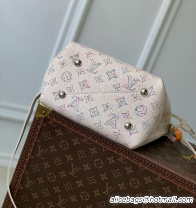 Low Cost Louis Vuitton Bella Bag in Link Quartz Perforated Mahina Calfskin Leather M2A168 2026