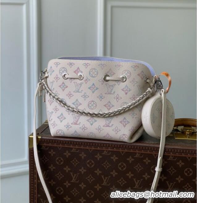 Low Cost Louis Vuitton Bella Bag in Link Quartz Perforated Mahina Calfskin Leather M2A168 2026