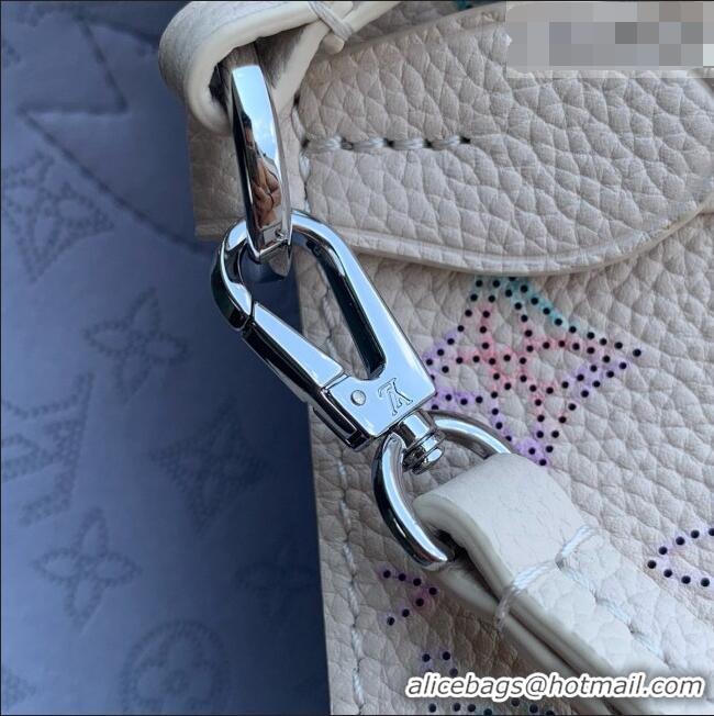 Top Design Louis Vuitton Bella Tote Bag in Link Quartz Perforated Mahina Calfskin Leather M29900 2026