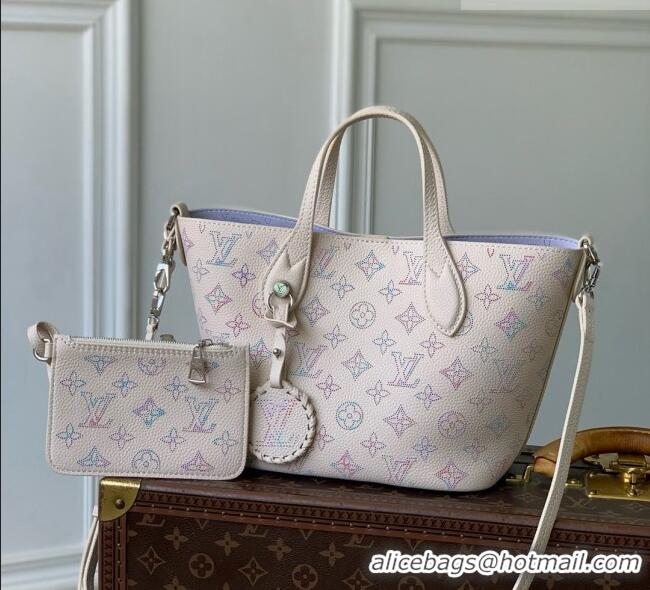 Top Design Louis Vuitton Bella Tote Bag in Link Quartz Perforated Mahina Calfskin Leather M29900 2026