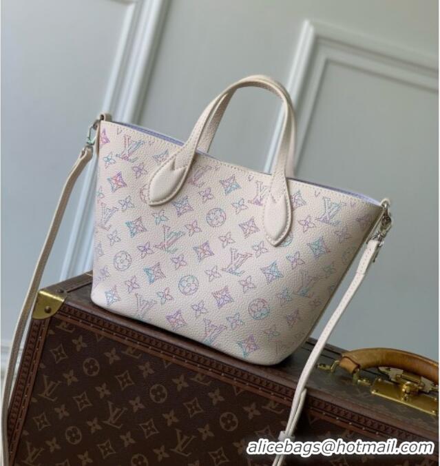 Top Design Louis Vuitton Bella Tote Bag in Link Quartz Perforated Mahina Calfskin Leather M29900 2026