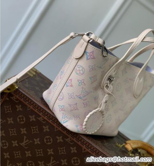 Top Design Louis Vuitton Bella Tote Bag in Link Quartz Perforated Mahina Calfskin Leather M29900 2026