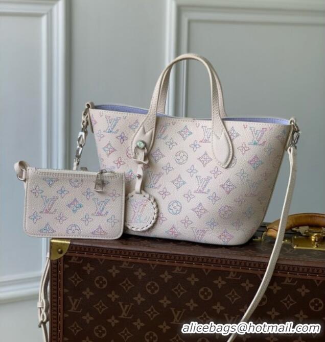Top Design Louis Vuitton Bella Tote Bag in Link Quartz Perforated Mahina Calfskin Leather M29900 2026