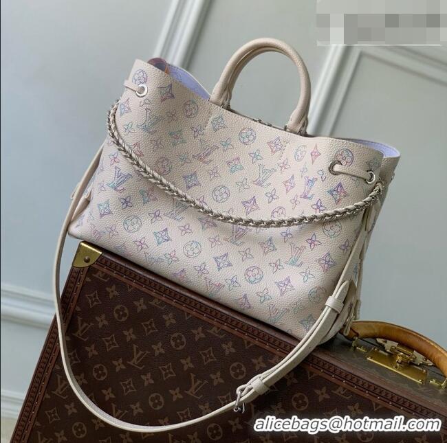 Super Quality Louis Vuitton Bella Tote Bag in Link Quartz Perforated Mahina Calfskin Leather M2A169 2026