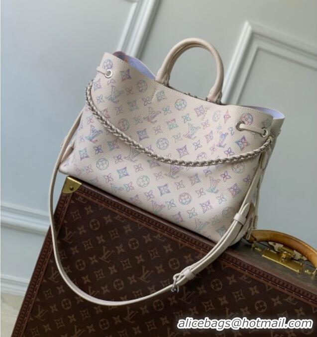 Super Quality Louis Vuitton Bella Tote Bag in Link Quartz Perforated Mahina Calfskin Leather M2A169 2026