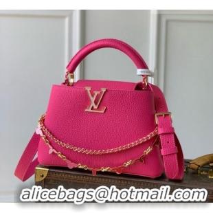Top Quality Louis Vuitton Capucines BB Bag in Rosy Taurillon leather M29608 2026
