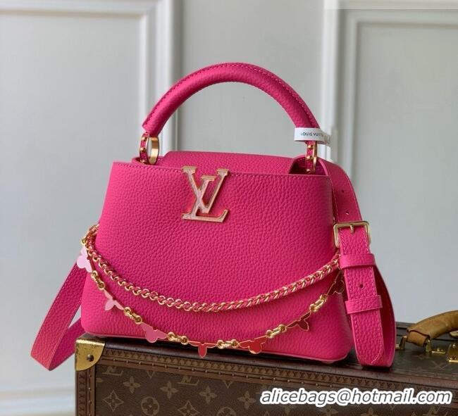 Top Quality Louis Vuitton Capucines BB Bag in Rosy Taurillon leather M29608 2026