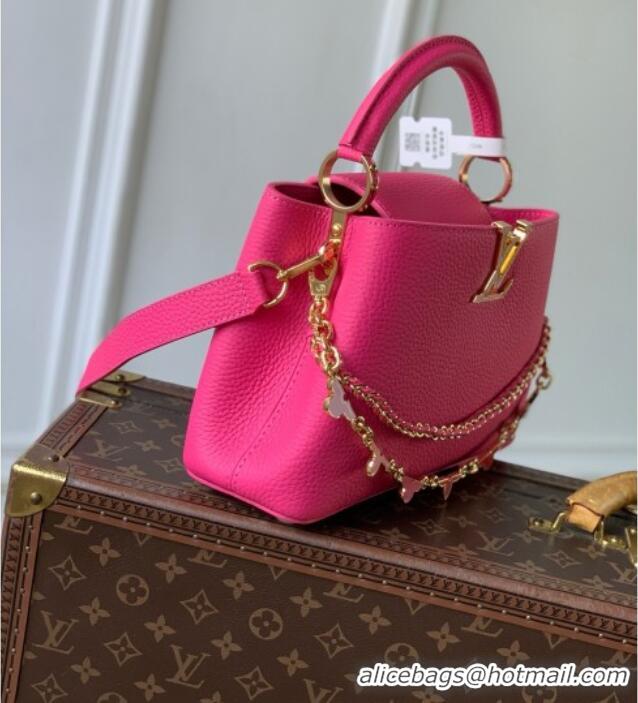 Top Quality Louis Vuitton Capucines BB Bag in Rosy Taurillon leather M29608 2026