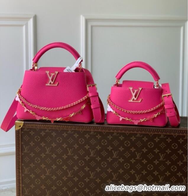 Top Quality Louis Vuitton Capucines BB Bag in Rosy Taurillon leather M29608 2026